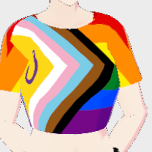 Pride Croptops for VRoid Stable (1.0.0+) Version (More flag shirts than pictured!)