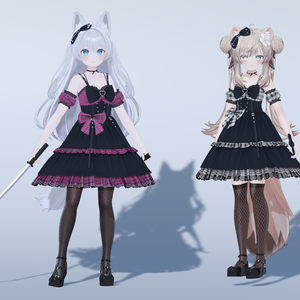 vrchat衣装【 ライムLime,chiffon,manuka適応です】