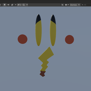 【VRChat想定】ピカチュウ改変セット