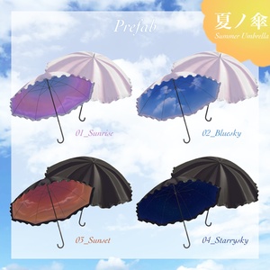花びらの雨が降る傘・花雨折々(かうおりおり)【エフェクト付き傘モデル】 缩略图 6