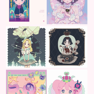 ピギーワン〜来来回回〜 らいらいふ～ふ～【カラーイラスト集