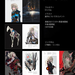 予約販売【kan】ゼルダの伝説同人イラスト集「テンペスト」＋アクリルキーホルダー