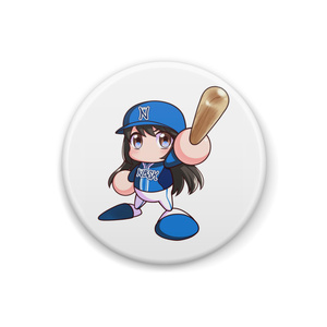 【野手】眠井寝坊助缶バッチ