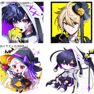 キャラクターシート（PNG)（各色2枚） - 1095's SHOP - BOOTH