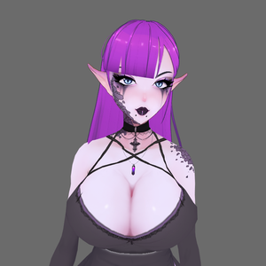 ✧【Vroid】ヘアプリセット ✧ Vroid straight hair with bangs 前髪のあるストレートヘア ✧