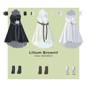【VRChat衣装】Lilium Brownii【11アバター対応】 缩略图 8