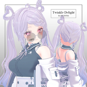 【髪型】Twinkle Delight【9アバター対応】 缩略图 2