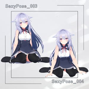 【アバター用モーション＆ポーズ】写真撮影に最適なアニメーション集”Sexy Pose” 【VRC/改変/ゲーム向け】 缩略图 3