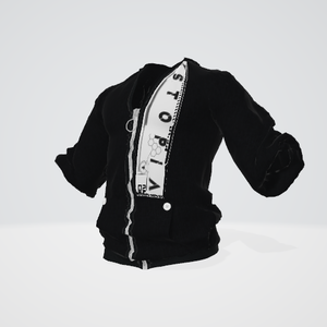 Mens Dystopia rolled up hoodie