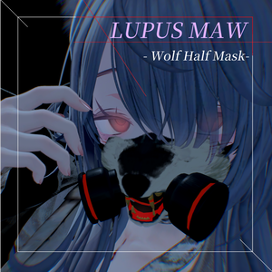 LUPUS MAW - Wolf Half Mask-【MA対応】
