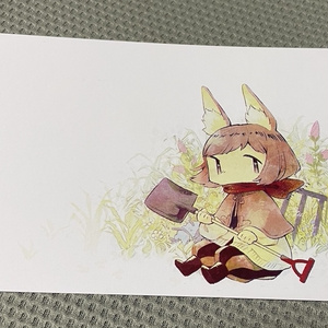 スコップちゃん　ポストカード