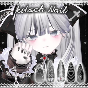 【12Avatars】Kitsch Nail ♰🖤