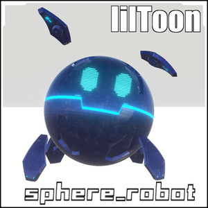 Vket2023Winter Store Opening! sphere_robot(Liltoon) [Easy introduction to VRC with prefab set!