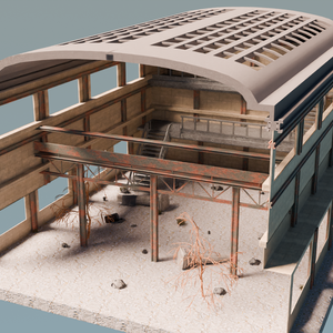 廃墟(建物3Dモデルセット) (Ruins)