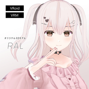 【VRM/VRoid正式版】3DモデルRAL VRM Vtuber