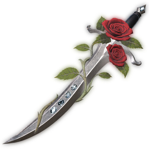 Dark Fantasy Rose Dagger for Manuka { マヌカ用 ダークファンタジー 薔薇の短剣 }