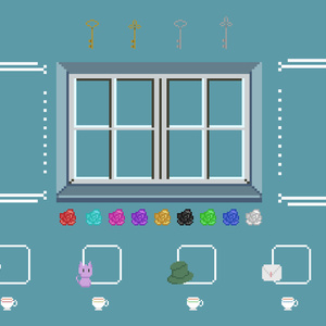 ドット絵ふしぎの国のアリス風素材【ココフォリア素材】