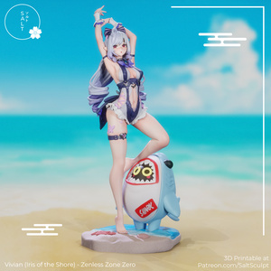 申鶴(原神) ガレージキット - zp1 - BOOTH