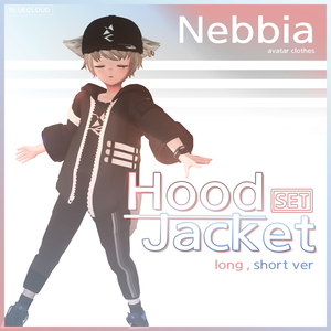 【3Dモデル】 [ネビア] Nebbia - Hood jacket SET[🚫Stop selling]