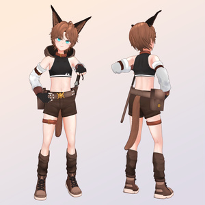 【3Dモデル】『砂猫-るい』 - Rooi [2.0] 缩略图 2