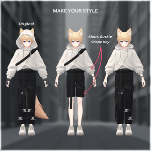 [水瀬, 狛乃, マロ/ +Head] Daily Techwear 缩略图 12