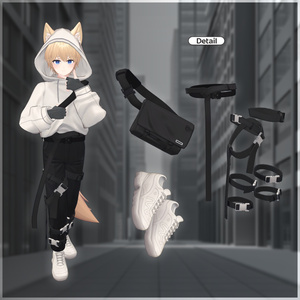 [水瀬, 狛乃, マロ/ +Head] Daily Techwear 缩略图 11