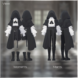 [森羅/ 水瀬/ マヌカ/ しお/ Shallot/ +Head/ NovaBody] Gothic Clothes 缩略图 11