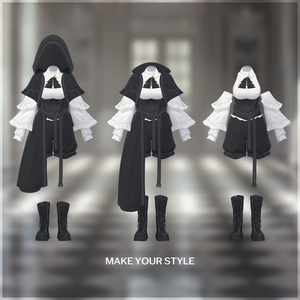 [森羅/ 水瀬/ マヌカ/ しお/ Shallot/ +Head/ NovaBody] Gothic Clothes 缩略图 13