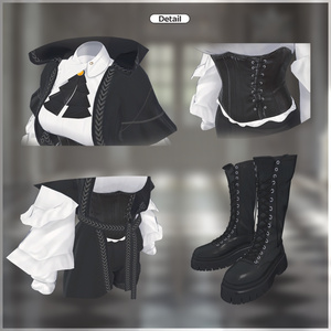 [森羅/ 水瀬/ マヌカ/ しお/ Shallot/ +Head/ NovaBody] Gothic Clothes 缩略图 12