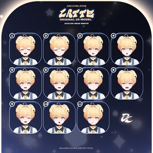 『ラテ』 - Latte / オリジナル3Dモデル 缩略图 6