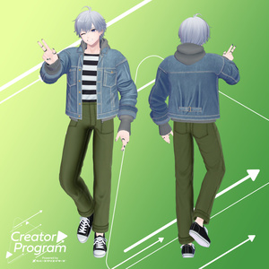 男性アバター向け衣装『GJacketSet』 - By 竹流 / CP1 缩略图 2