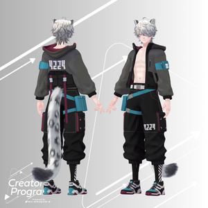 男性アバター向け衣装『No4224TechwearSet』 - By みけじん / CP6 缩略图 7