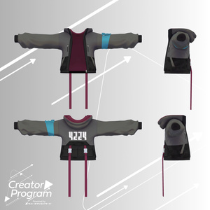 男性アバター向け衣装『No4224TechwearSet』 - By みけじん / CP6 缩略图 9