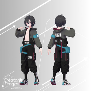 男性アバター向け衣装『No4224TechwearSet』 - By みけじん / CP6 缩略图 6
