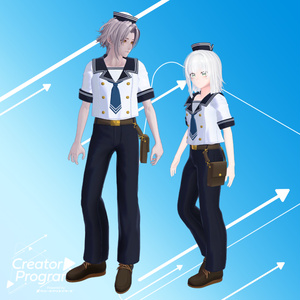 男性アバター向け衣装『CasualSailor』 - By 竹流 / CP1 缩略图 7