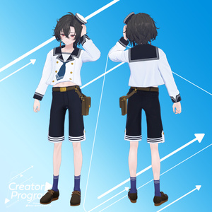 男性アバター向け衣装『CasualSailor』 - By 竹流 / CP1 缩略图 3