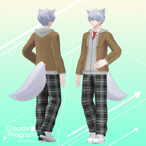 男性アバター向け衣装『theGAKUSEIFUKU』 - By みけじん / CP6 缩略图 3