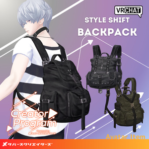 アバターアクセサリー『StyleShift Backpack』 - By imya / CP7