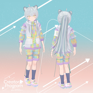 男性アバター向け衣装『うららかパッチワークパーカー -UrarakaPatchworkHoodie-』 - By あぶりメラミ / CP11 缩略图 11