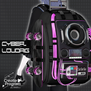ギミック付きアバターアクセサリー『CYBER_LOUDRIG』 - By relybird / CP43