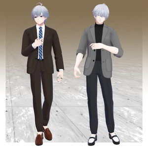 【7アバター対応】アバター向け衣装『TRAD WEAR SET』 - By 竹流 / CP1 缩略图 4