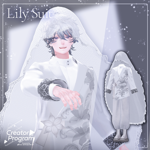 男性アバター向け衣装『Lily Suit』 - By こららこ / CP47