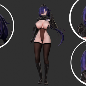 【MMDモデル】モガドール/ Azur Lane · MHF Mogador