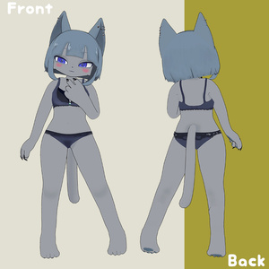 オリジナル3Dモデル【つきよ-Tukiyo-】v2.6 #MxU工房 缩略图 3