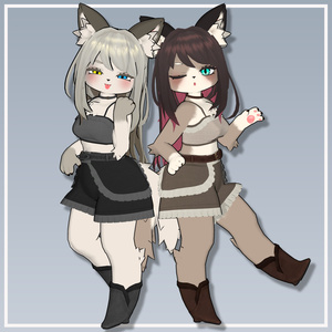 プチセール中【複数アバター対応】MiuLongHair【VRChat想定】 缩略图 14