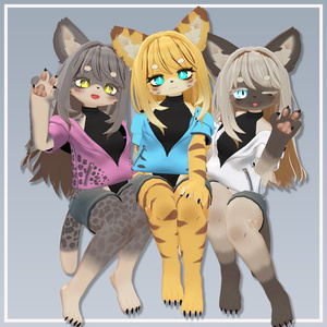 プチセール中【複数アバター対応】MiuLongHair【VRChat想定】 缩略图 16