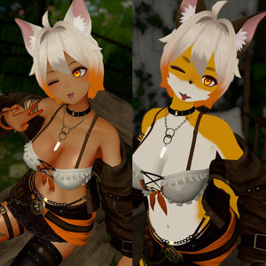 【複数アバター対応】ちょこんと はーふあっぷ【VRChat想定】 缩略图 40