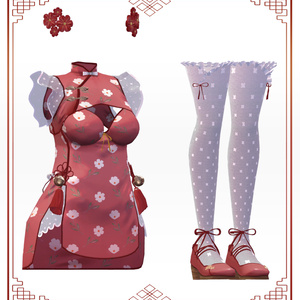 Dolly Mandarin Dress【望身 -Nozomi-】 缩略图 3