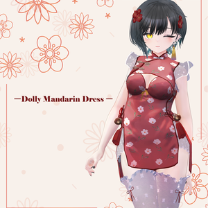 Dolly Mandarin Dress 【ビナア-Binah-】