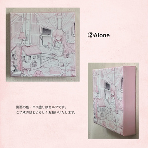 油絵 絵画 森の白い花道 - arashi1783 - BOOTH